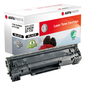 Agfaphoto Toner-Kartusche schwarz (APTC725E) ersetzt 725