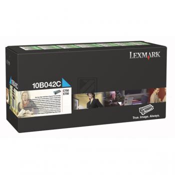 Lexmark Toner-Kartusche Prebate cyan HC (10B042C)