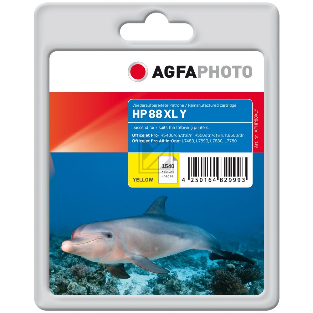 Agfaphoto Tintenpatrone gelb (APHP88XLY) ersetzt 88XL