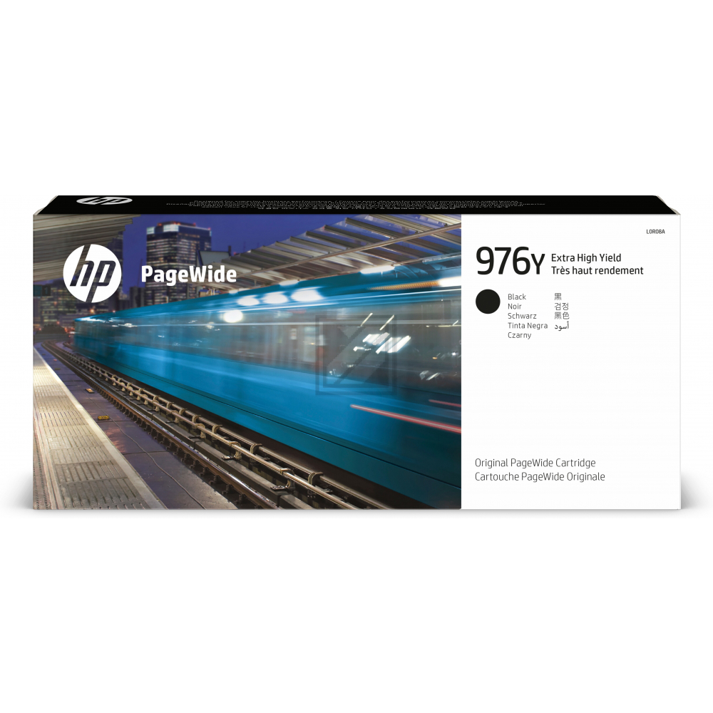 HP Tintenpatrone schwarz HC plus (L0R08A, 976Y)