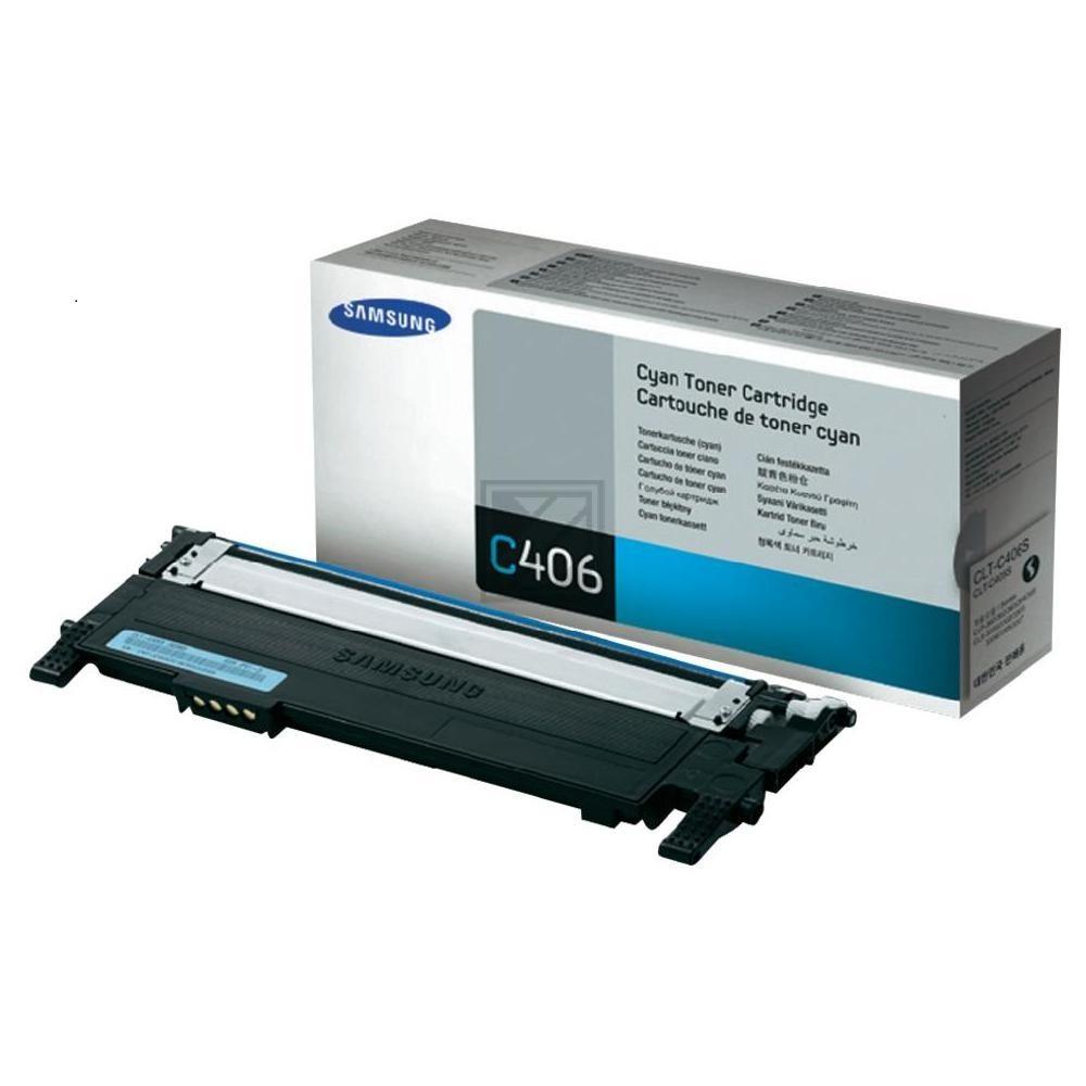 Samsung Toner-Kit cyan (CLT-C406S/SEE, C406)