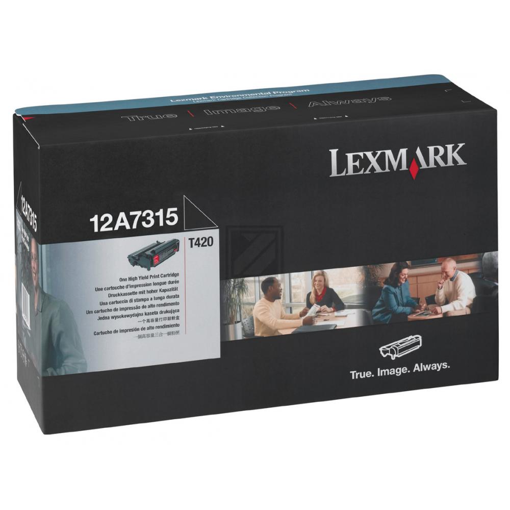 Lexmark Toner-Kartusche schwarz HC (12A7315)