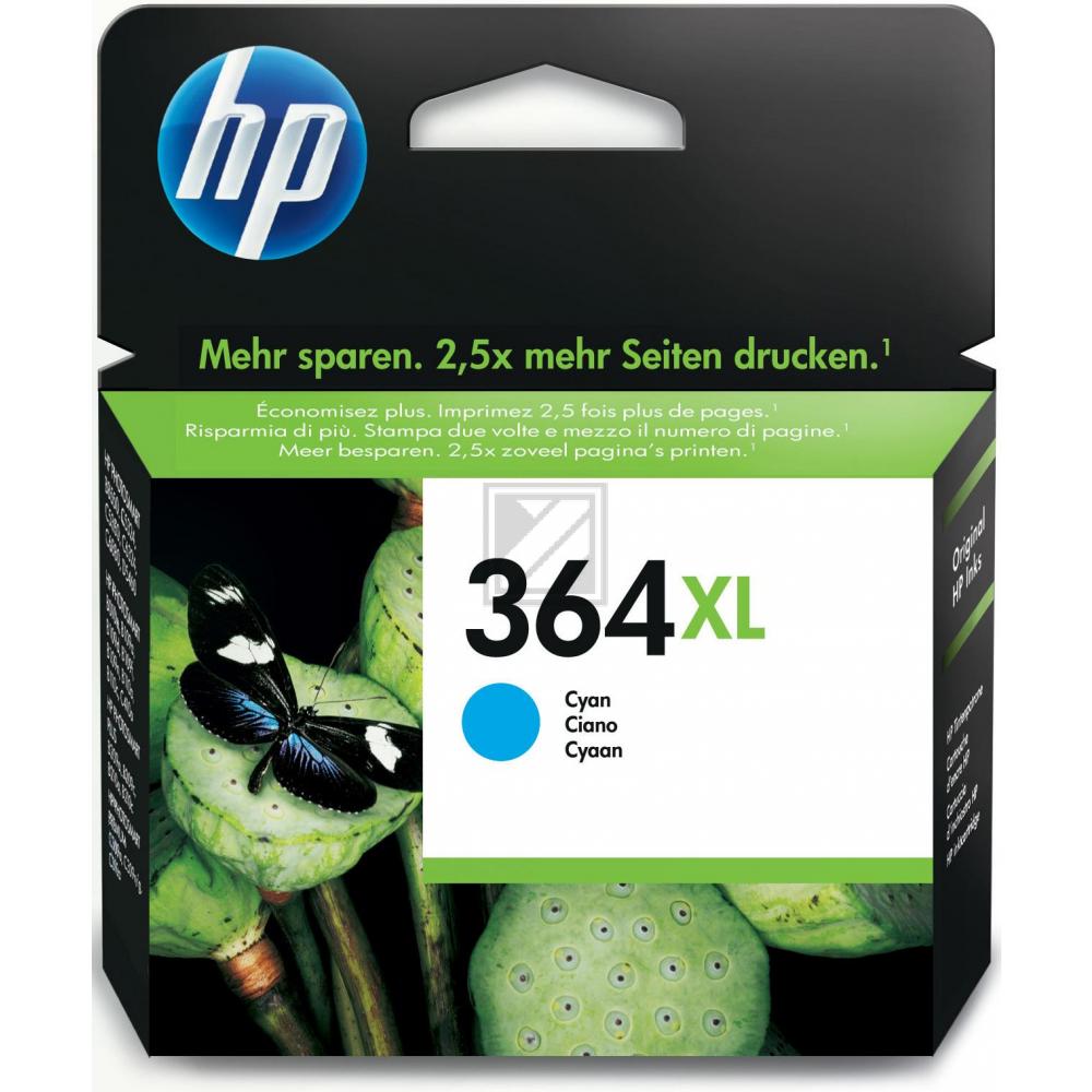 HP Tintenpatrone cyan HC (CB323EE, 364XL)