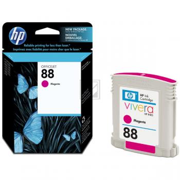 HP Tintenpatrone magenta (C9387AE, 88)