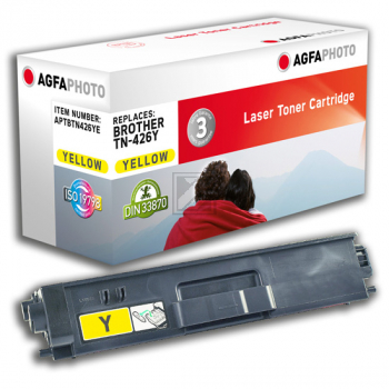 Agfaphoto Toner-Kartusche gelb HC plus (APTBTN426YE) ersetzt TN-426Y