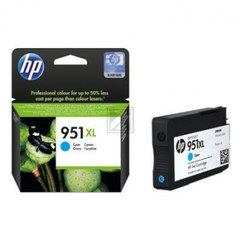 HP Tintenpatrone cyan HC (CN046AE#BGY, 951XL)