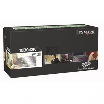 Lexmark Toner-Kartusche Prebate schwarz HC (10B042K)