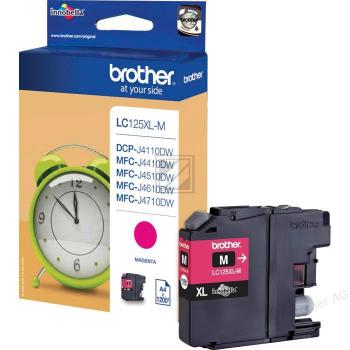 Brother Tintenpatrone magenta (LC-125XLMBP)