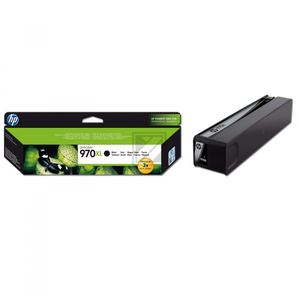 HP Tintenpatrone schwarz HC (CN625AM, 970XL)