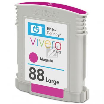 HP Tintenpatrone magenta HC (C9392AE, 88XL)