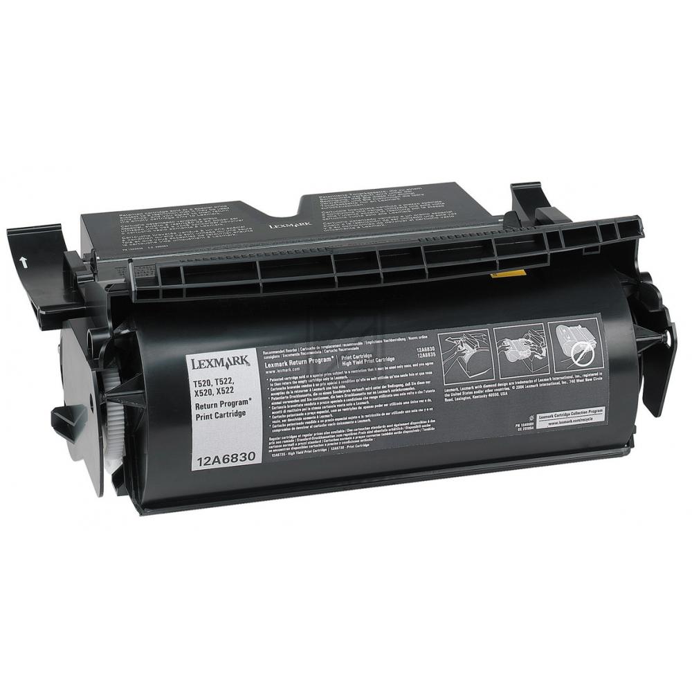 Lexmark Toner-Kartusche Prebate schwarz (12A6830)