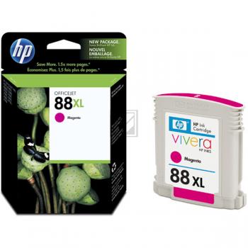 HP Tintenpatrone magenta HC (C9392AE, 88XL)