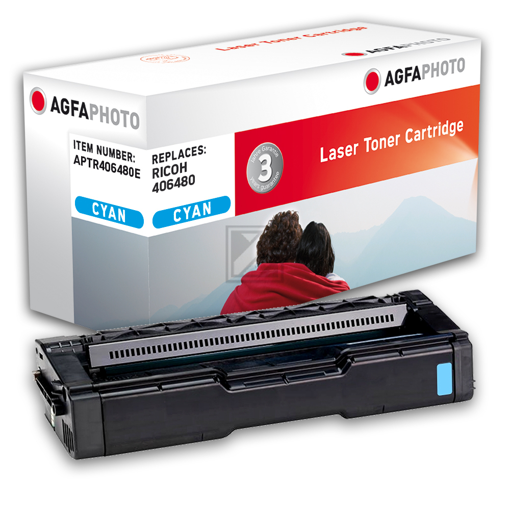 Agfaphoto Toner-Kartusche cyan HC (APTR406480E) ersetzt TYP-SPC310HE