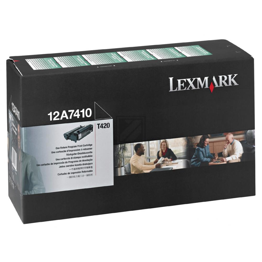 Lexmark Toner-Kartusche Prebate schwarz (12A7410)