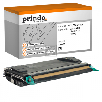 Prindo Toner-Kit schwarz (PRTLC746H1KG) ersetzt C746H1KG