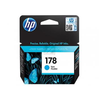 HP Tintenpatrone cyan (CB318HE, 178)