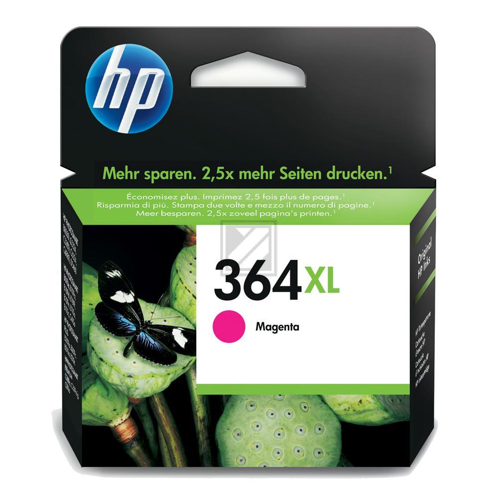 HP Tintenpatrone magenta HC (CB324EE#301, 364XL)