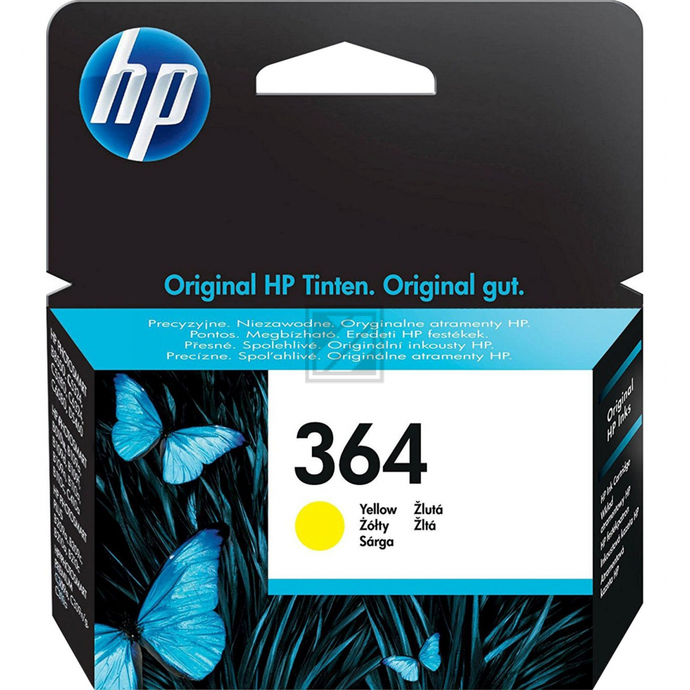 HP Tintenpatrone gelb (CB320EE#301, 364)