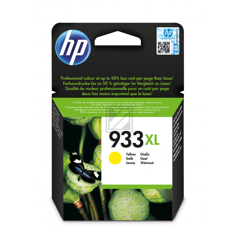 HP Tintenpatrone gelb HC (CN056AE#301, 933XL)