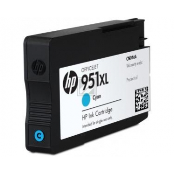 HP Tintenpatrone cyan HC (CN046AE#BGY, 951XL)