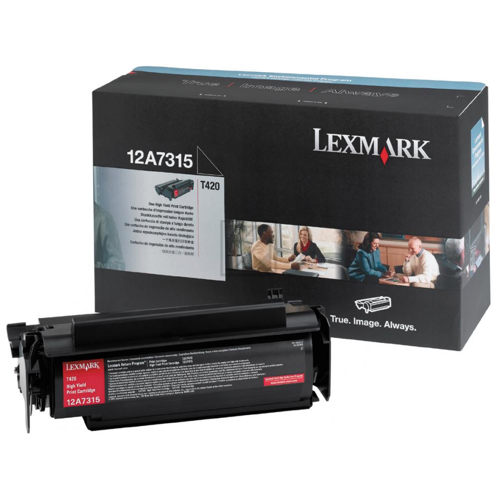 Lexmark Toner-Kartusche schwarz HC (12A8544)