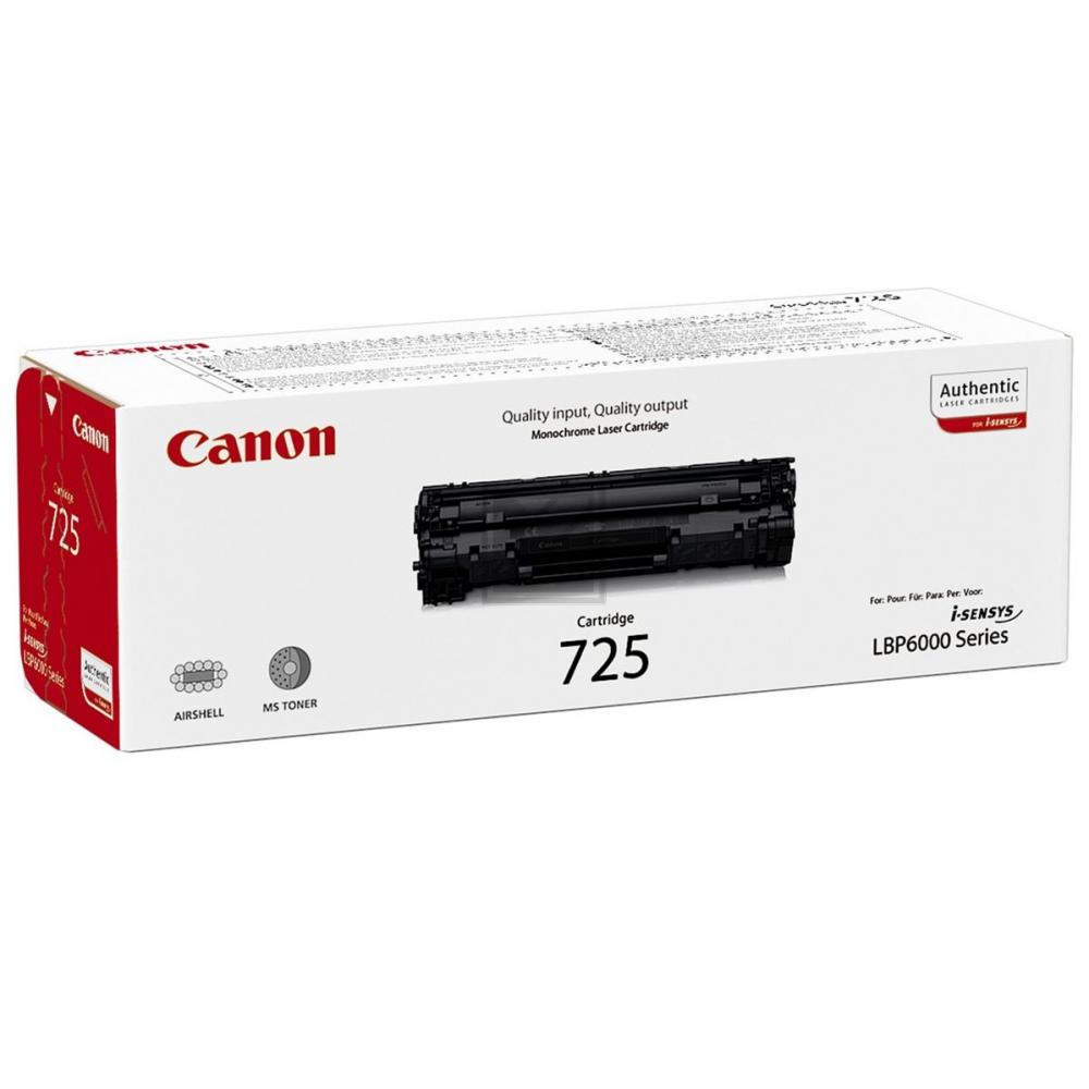 Canon Toner-Kartusche schwarz (3484B002AA, 725)