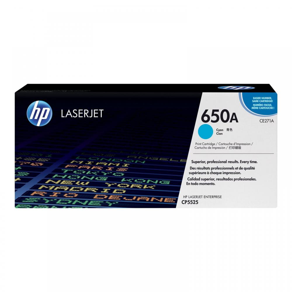 HP Toner-Kartusche cyan (CE271A, 650A)