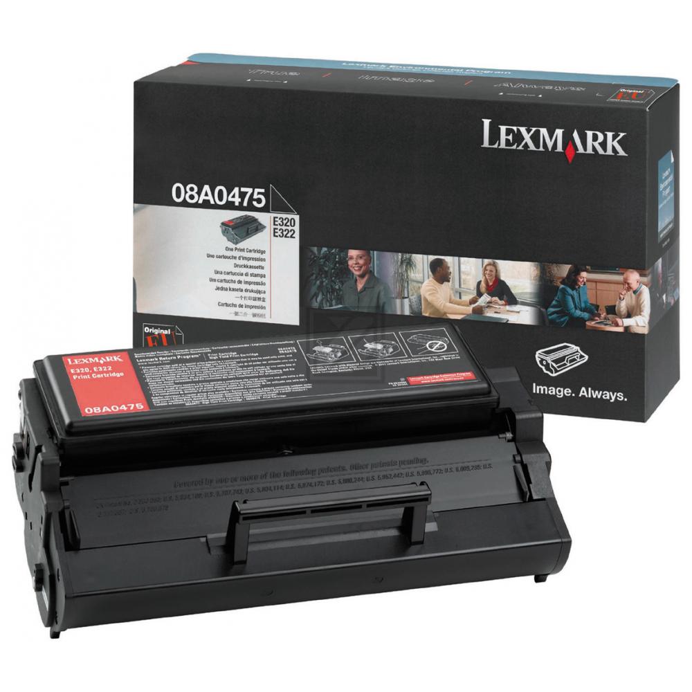 Lexmark Toner-Kartusche schwarz (08A0475)