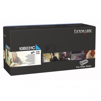 Lexmark Toner-Kartusche cyan (10B031C)