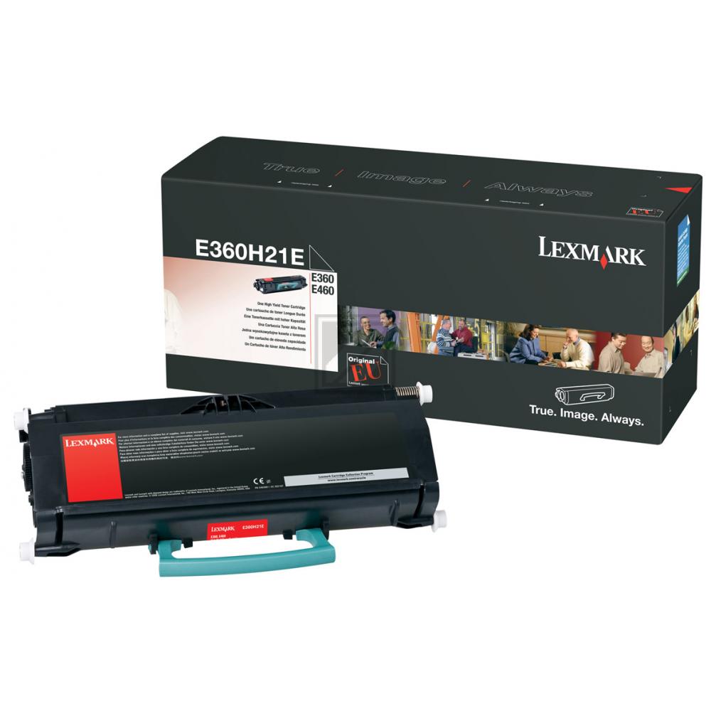 Lexmark Toner-Kartusche Projekt schwarz HC (E360H21E)