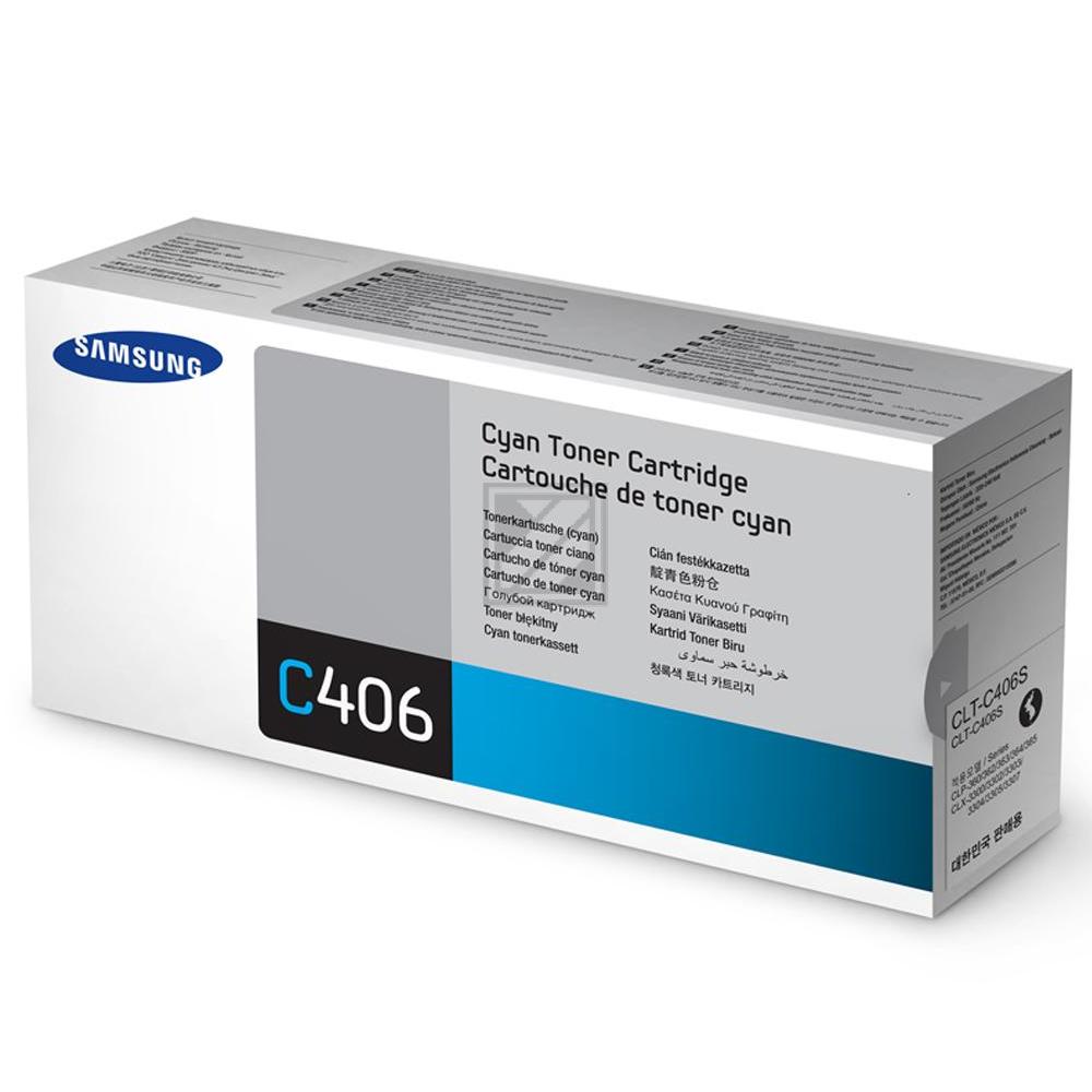 Samsung Toner-Kit cyan (CLT-C406S/ELS, C406)