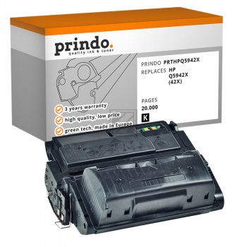 Prindo Toner-Kartusche schwarz HC (PRTHPQ5942X) ersetzt 42X