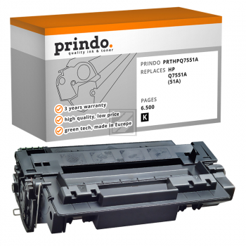 Prindo Toner-Kartusche schwarz (PRTHPQ7551A) ersetzt 51A