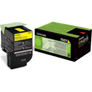 Lexmark Toner-Kit Corporate gelb (70C20YE, 702YE)