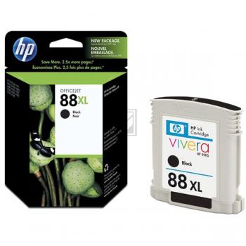 HP Tintenpatrone schwarz HC (C9396AE#301, 88XL)