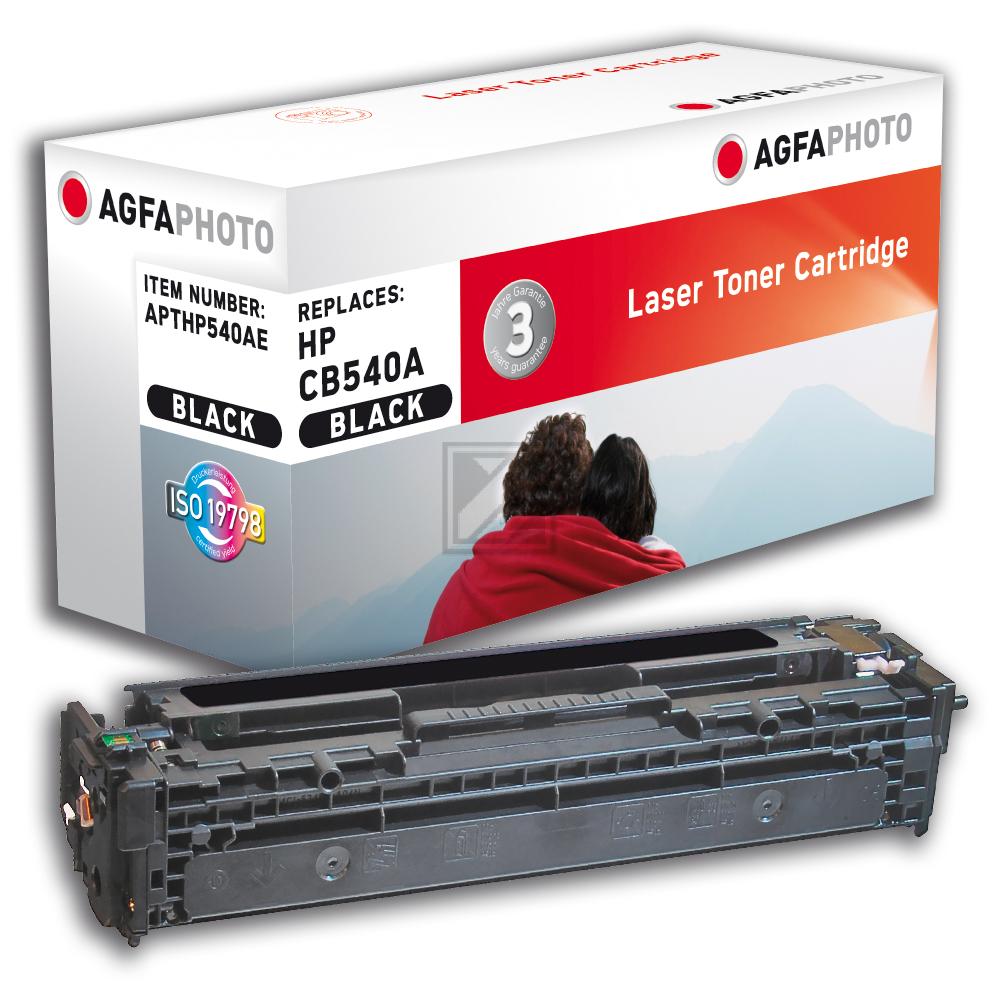 Agfaphoto Toner-Kartusche schwarz (APTHP540AE) ersetzt 125A