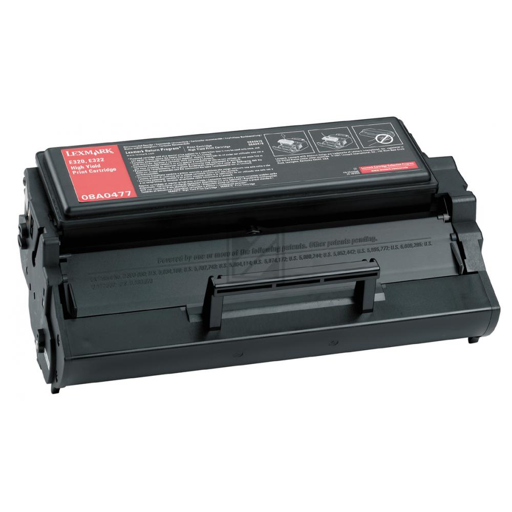 Lexmark Toner-Kartusche schwarz HC (08A0477)