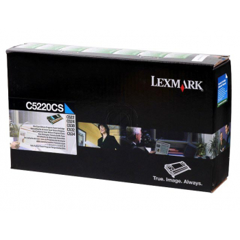 Lexmark Toner-Kartusche Prebate cyan (C5220CS)