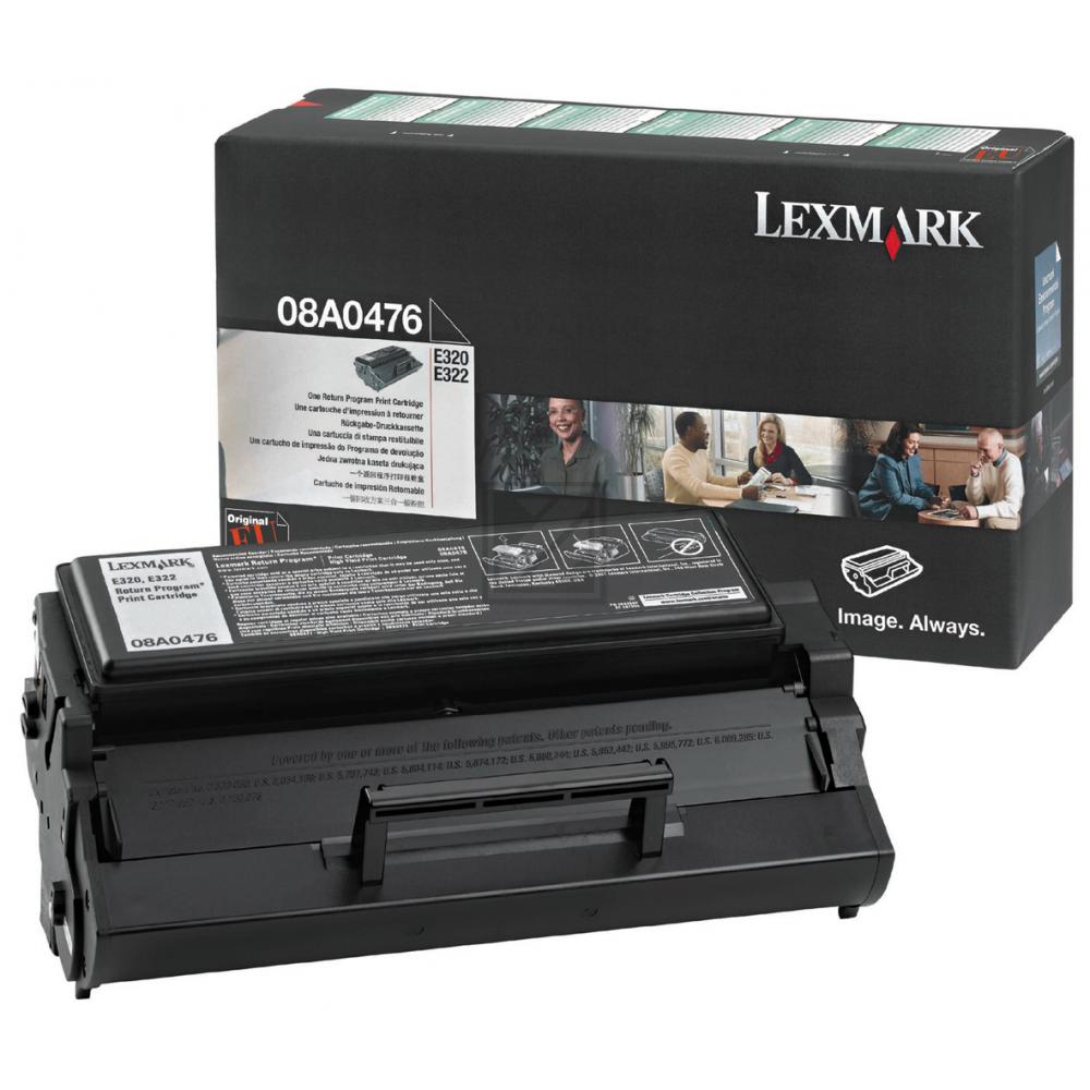 Lexmark Toner-Kartusche Prebate schwarz (08A0476)