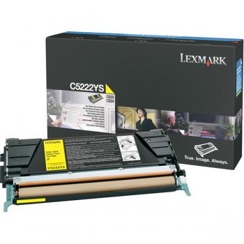 Lexmark Toner-Kartusche gelb (C5222YS)