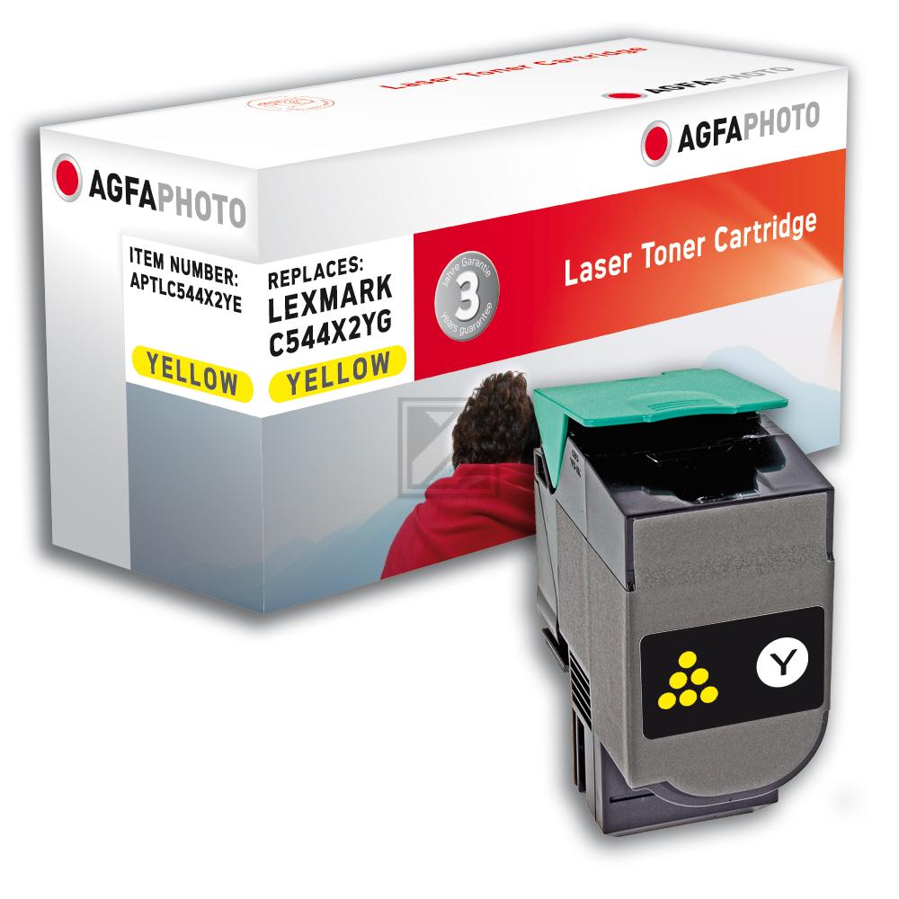 Agfaphoto Toner-Kartusche gelb HC plus (APTLC544X2YE) ersetzt C544X2YG