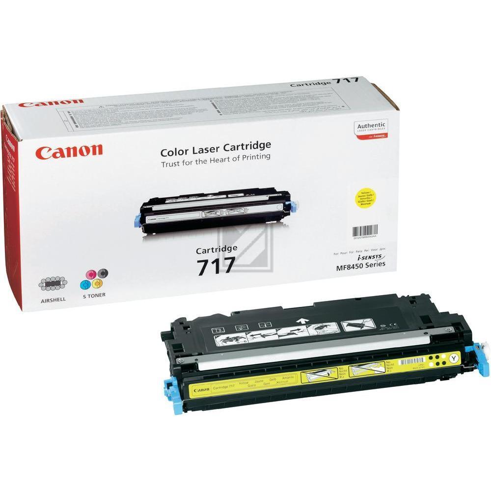 Canon Toner-Kartusche gelb (2575B002BA, 717)