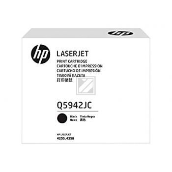 HP Toner-Kartusche Contract (nur für Vertragskunden) schwarz HC plus (Q5942JC, 42J)