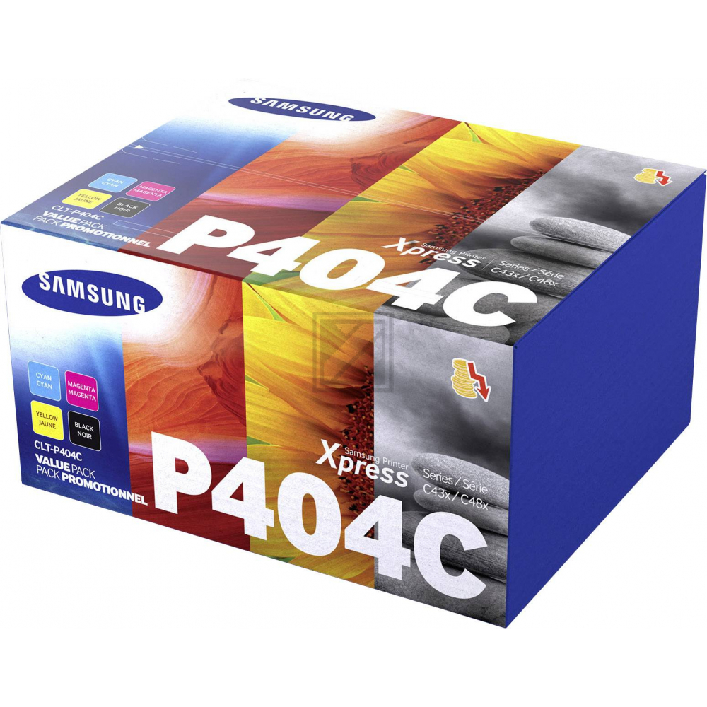 HP Toner-Kit gelb, magenta, schwarz, cyan (SU365A, P404)