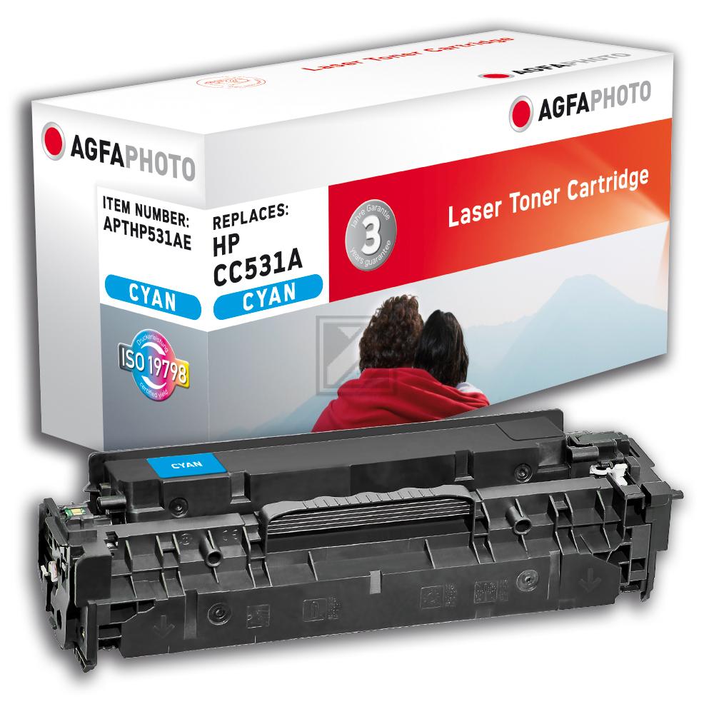 Agfaphoto Toner-Kartusche cyan (APTHP531AE) ersetzt 304A