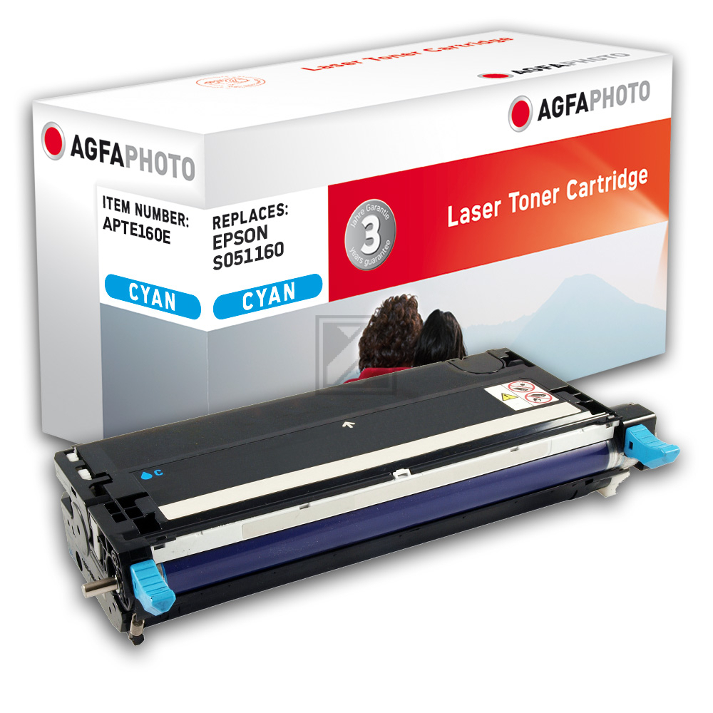 Agfaphoto Toner-Kit cyan (APTE160E) ersetzt 1160