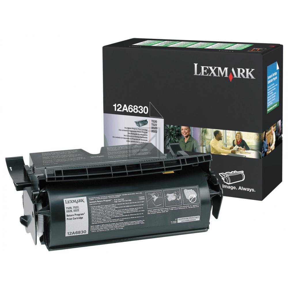 Lexmark Toner-Kartusche Prebate schwarz (12A6830)