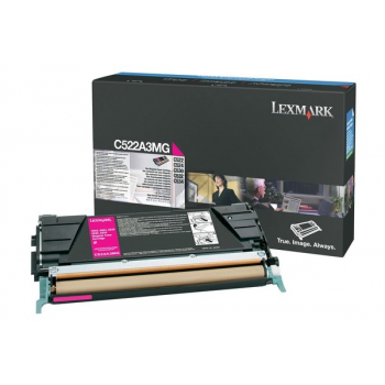 Lexmark Toner-Kartusche Corporate magenta (C522A3MG)