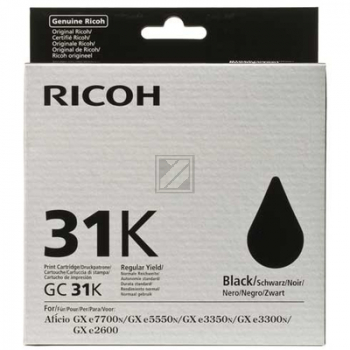 Ricoh Gel-Kartusche schwarz (405688, GC31BK)