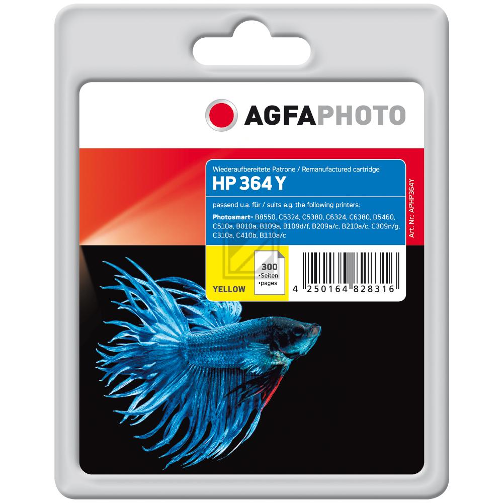 Agfaphoto Tintenpatrone gelb (APHP364Y) ersetzt 364